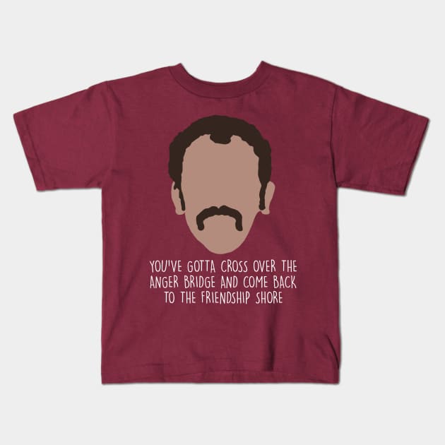 Talladega Anger Bridge Kids T-Shirt by joefixit2
